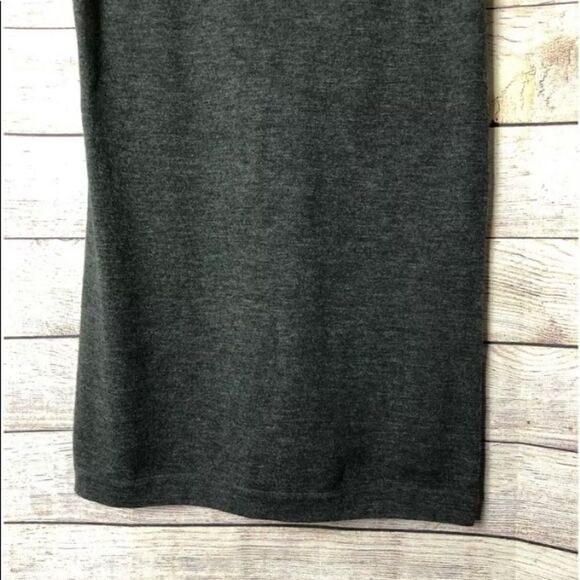 #133 MASSIMO DUTTI Gray wool blend dress - Picture 4 of 10